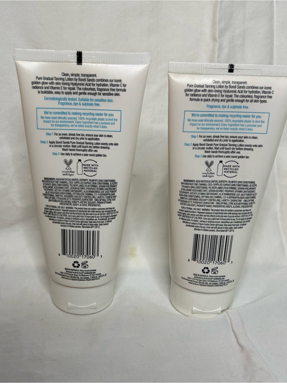 Two Bondi Sands Pure Gradual Tanning Lotion Duo - Picture 7 of 10